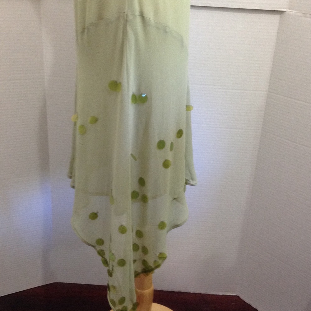 YANTHA BRAN NAME SKIRT 100% Silk / large size B.N